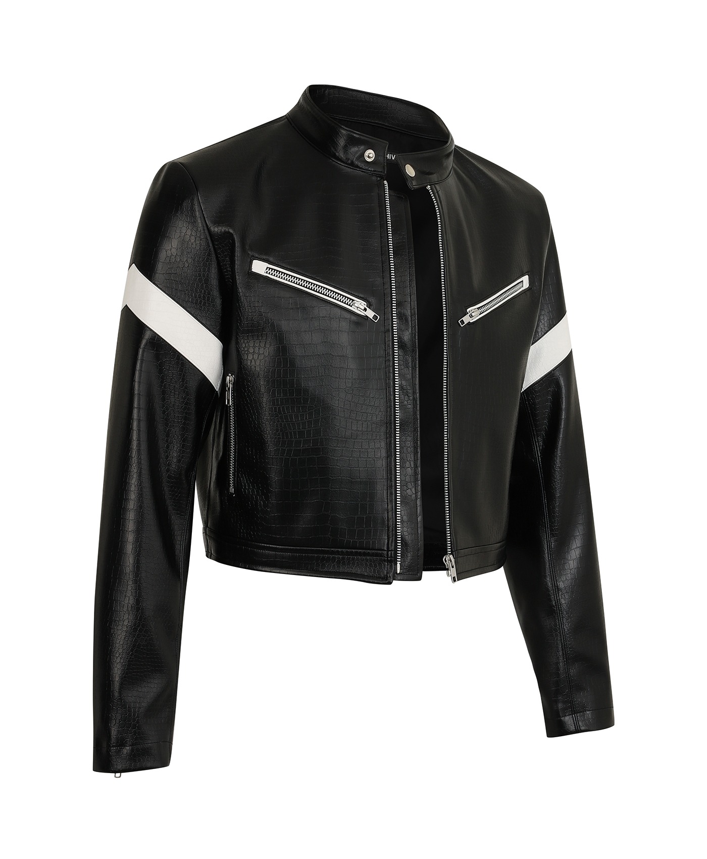 [SOLD OUT] Crocker Leather China Short Jacket
