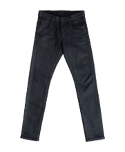 Soft Black Coating Jeans